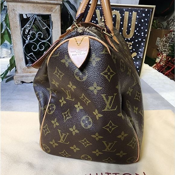 Louis Vuitton Vintage monogram Speedy 35 - Picture 4 of 16